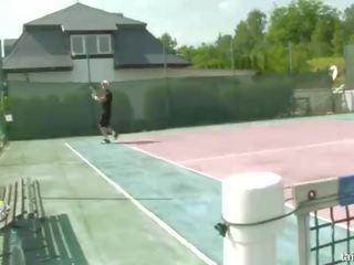 Isabella Chrystin Tennis Court Pounding 2015