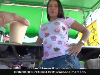 Carne Del Mercado - erotic Curvy Colombian Sara Restrepo Picked Up And Fucked Hard