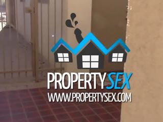 Propertysex 美丽 realtor blackmailed 成 性别 renting 办公室 空间