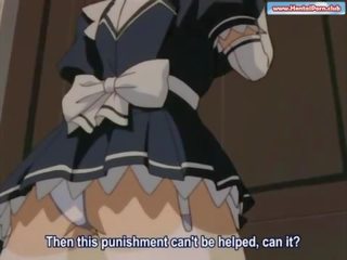 Maids doing sex training for the new staff hentai