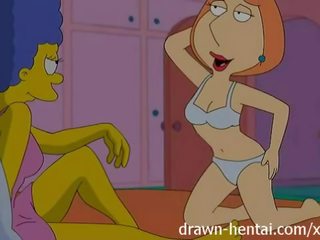 Lesbian hentai - lois griffin dan marge simpson