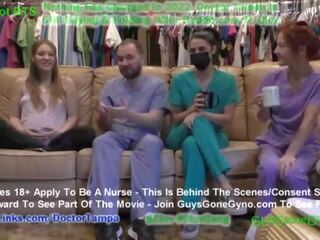 Maverick williams shocked&excl; ทำ ไปยัง ฉี่ & สำเร็จความใคร่ ใน ถ้วย ในระหว่าง humiliating pre การจ้าง physical ที่ medic โนวา maverick & พยาบาล สเตซี่ shepards gloved มือ &commat;guysgonegyno&period;com