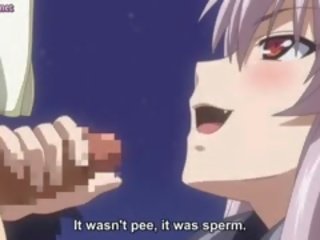 Seksikäs anime vampyyri ottaa seksi