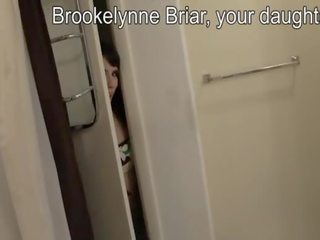 Brookelynn briar daughater encouraging očka da prihajanje na ji obraz