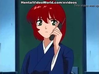 Nemravné anime dievča fucks s staršie človek