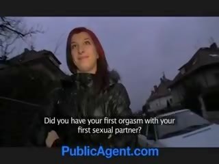 PublicAgent Bara Her Pussy Gets Wet Talking About Sex