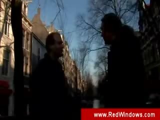Two guys visiting a whore in Amsterdam