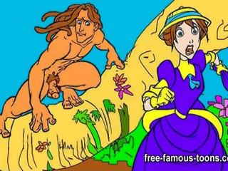 Тарзан и тийн момиче хардкор оргия