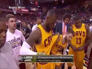 Lebron James accidentally shows cock on TV