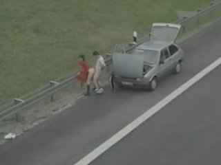 Público sexo con prostituta en carretera vídeo
