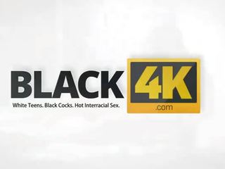Black4k. devica črno stari na beli hottie v čudovit odrasli video ukrepanje