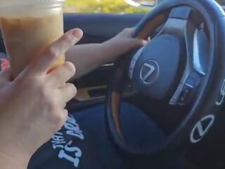 I Asked A Stranger On The Side Of The Street To Jerk Off And Cum In My Ice Coffee &lpar;Public Masturbation&rpar; Outdoor Car dirty movie