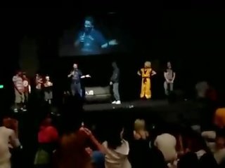 Various Amateur Cfnm Guy Pisses On Stage