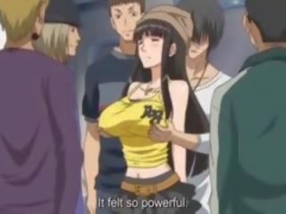 Busty Anime Sex Slave Gets Nipples Pinched In Public