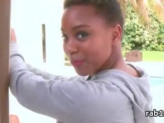 Ebony with big African booty gets fucked
