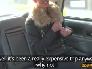 Damn sexy nederlands dame probeert anaal seks in taxi naar krijgen een gratis rit