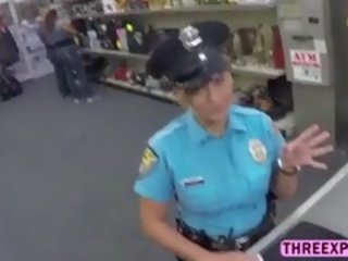 Sexy Police Babe Rides Cock
