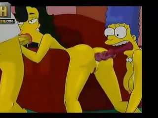 Simpsons 포르노를 삼인조