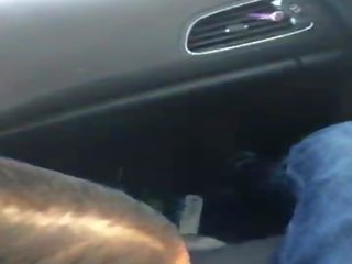 Jaly Cakes sucking penis in the car
